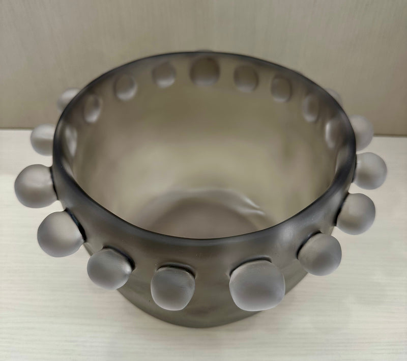 Bubble Large Deep Bowl- Fog