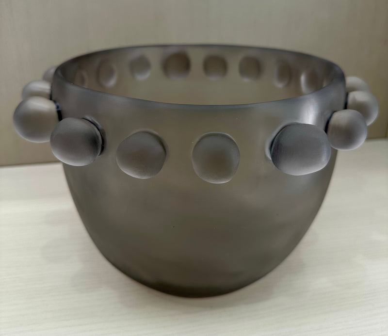Bubble Large Deep Bowl- Fog