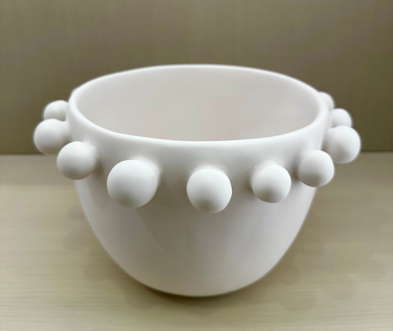 Bubble  Large Deep Bowl- White