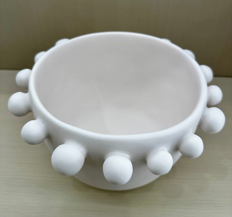 Bubble  Large Deep Bowl- White