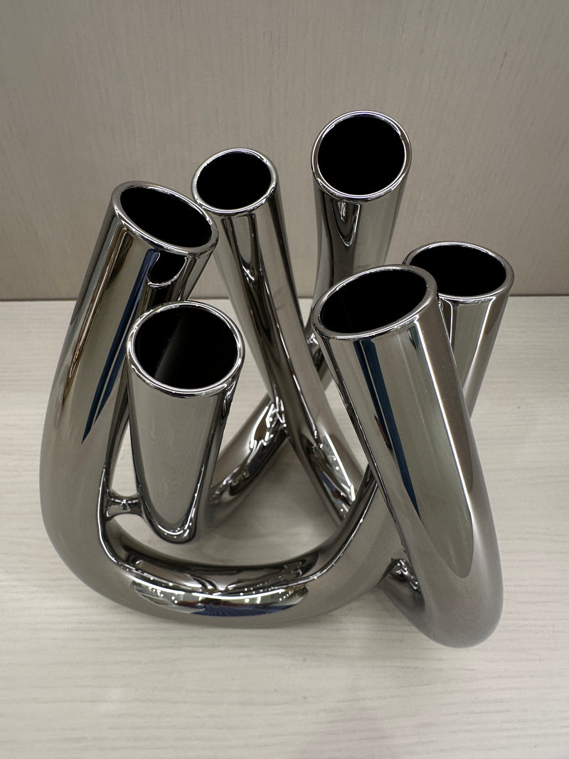 Triu Vase Silver