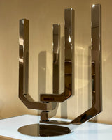 ARBORESCENCE Stainless Steel 4-Arm Candelabra