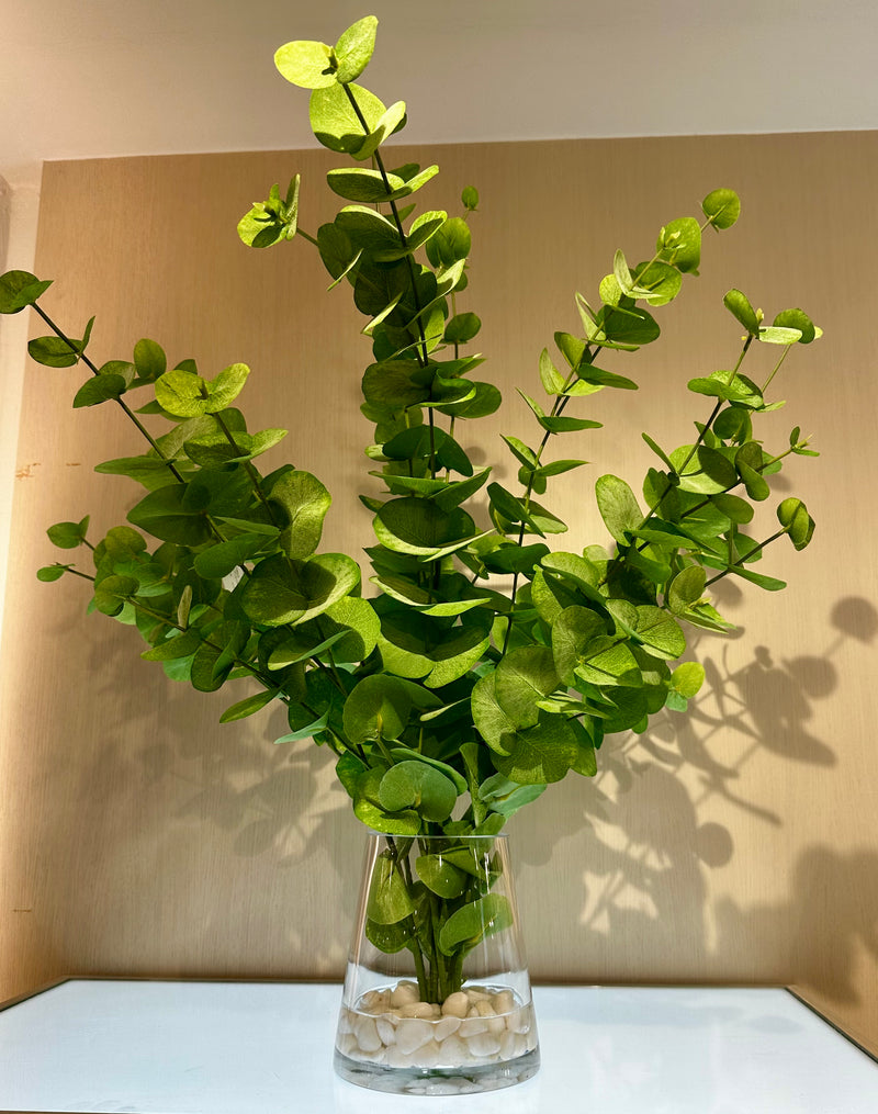 Eucalyptus In Water Centerpiece