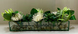 White Pin Protea Mix-Lg