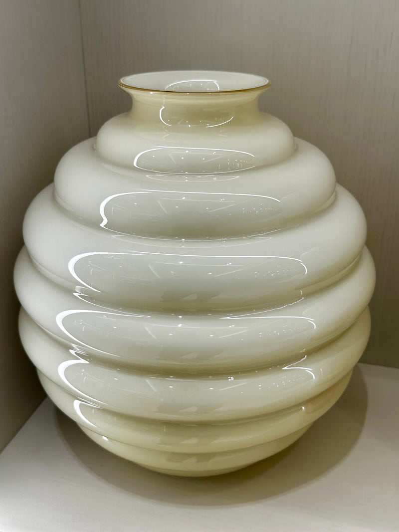 DECO VASE - STRAW-YELLOW