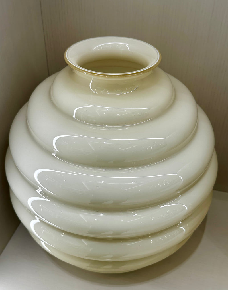 DECO VASE - STRAW-YELLOW