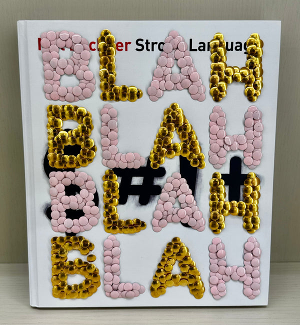 Blah Blah Blah - Pink and Gold