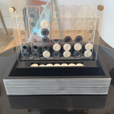 BLACK AND WHITE 4-IN-A- ROW GAME