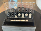 BLACK AND WHITE 4-IN-A- ROW GAME