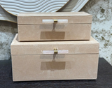 HALOFAX TAN SUEDE BOX SET
