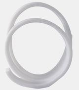 12X10" LOOPY RESIN OBJECT, WHITE