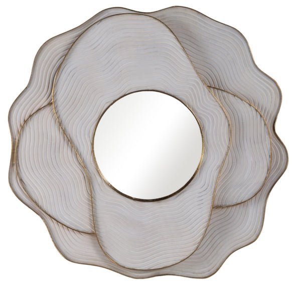 KEARNY LAYERED WOOD WALL MIRROR