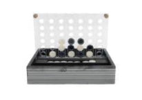 BLACK AND WHITE 4-IN-A- ROW GAME