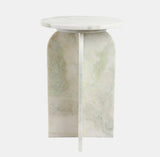 ROUND MARBLE ACCENT TABLE