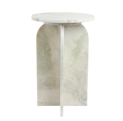 ROUND MARBLE ACCENT TABLE