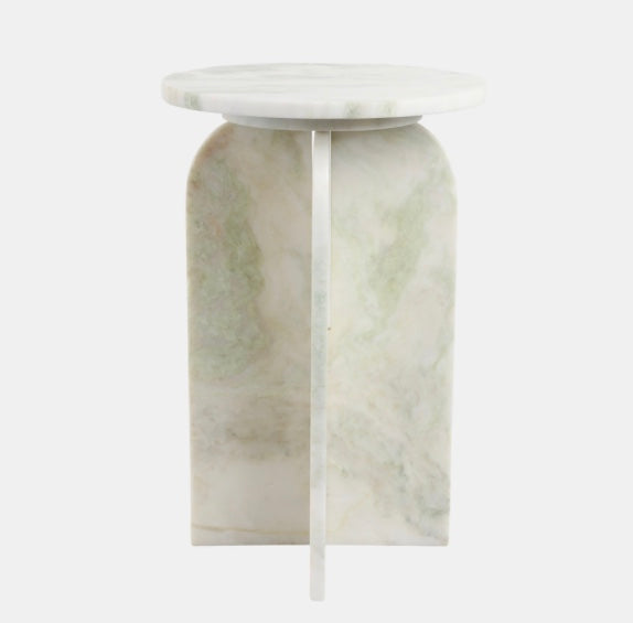 ROUND MARBLE ACCENT TABLE
