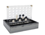 BLACK AND WHITE 4-IN-A- ROW GAME