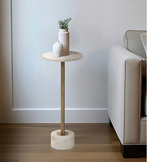 SIDE TABLE MARBLE TOP