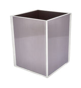 Silver Waste Basket