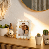 Ivory Bubbly Photo Frame