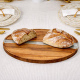Wood & Resin Challah Board