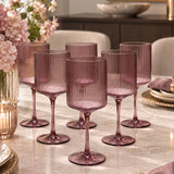 Ribbed Highball Glasses