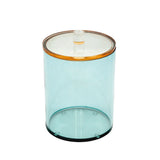 Teal Lucite Cookie Jar