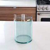 Teal Lucite Cookie Jar