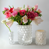 Hurricane Boule Regular White Vase