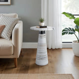 MARBLE ACCENT TABLE
