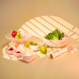 Lucente Pink Resin Snack Bowl