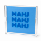 Mahj Blue ACRYLIC TRAY