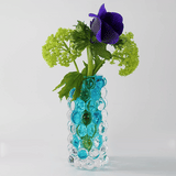 Hurricane Boule Mini Coral Blue Vase