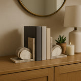 Marble Bookends