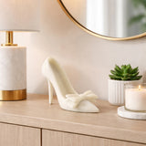 White High Heel Sculpture