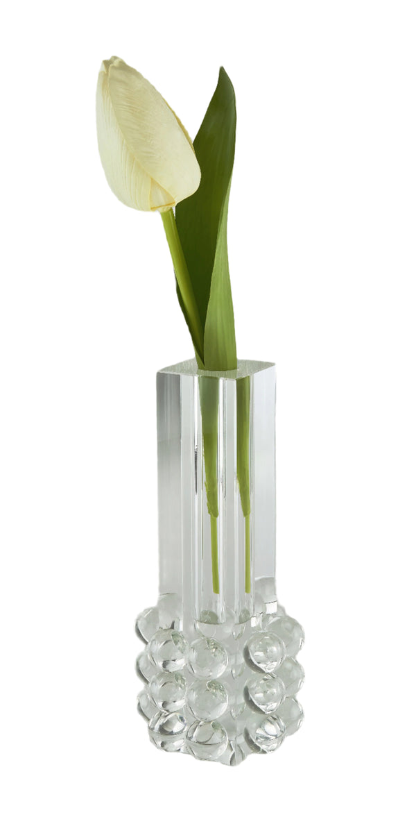 Crystal Glass Bud Vase