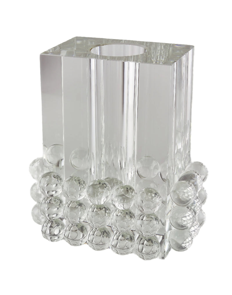 Crystal Glass Rectangle Vase