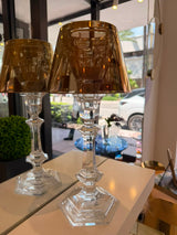 Baccarat Our Fire Crystal Candleholder – Gold, Philippe Starck
