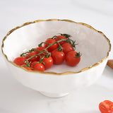 Medium Footed Bowl Gold