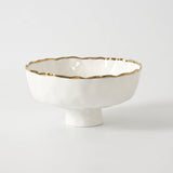Medium Footed Bowl Gold