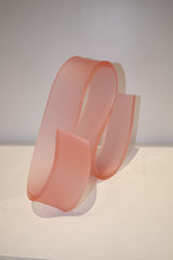 Paster Pink Acrylic Sculpture Curly