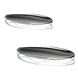 Elevated Oval Stainless Steel Trays