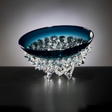 Midnight Blue Handblown Glass Vessel