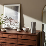 Grey Porcelain Flower Vase