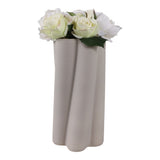 Grey Porcelain Flower Vase