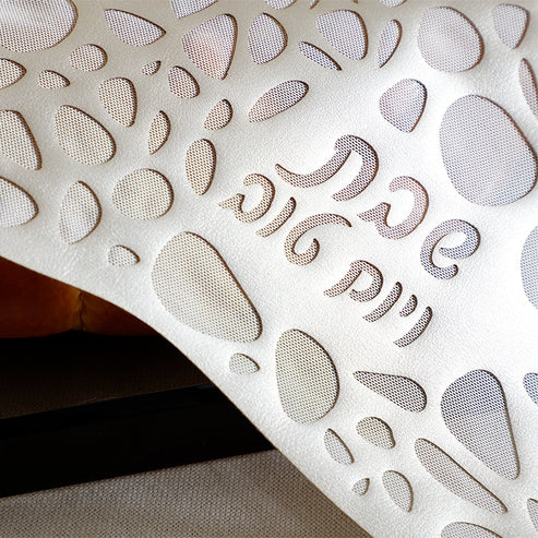 Challah Cover Pebbles Champagne