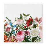 Floral design on a white background
