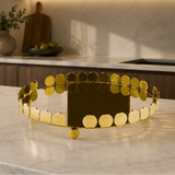 Round Gold Plated Tray