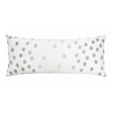 Sage & White Linen Boudoir Pillow