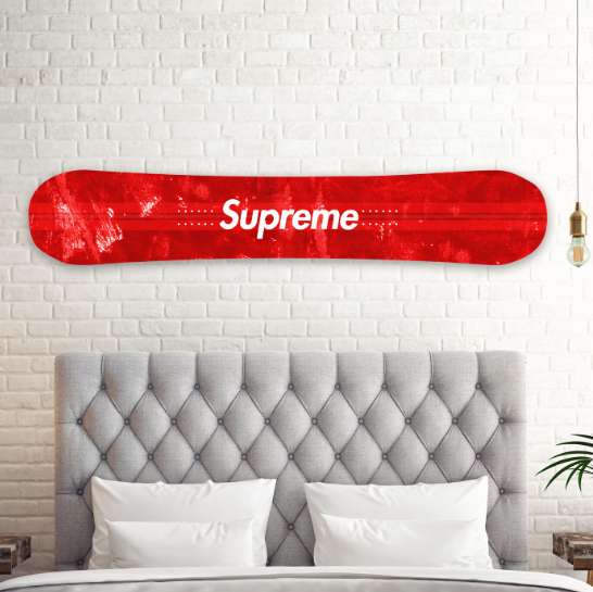 Supreme Surfboard on Canvas